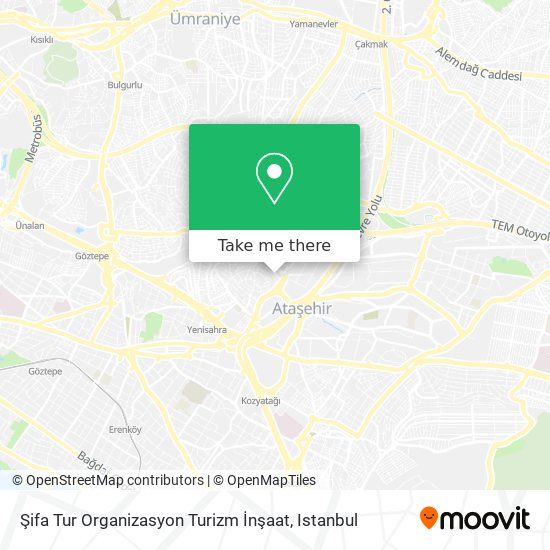 Şifa Tur Organizasyon Turizm İnşaat map