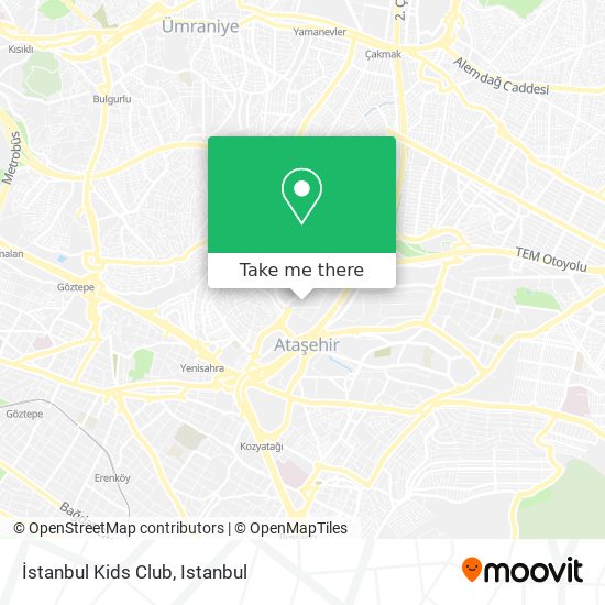 İstanbul Kids Club map