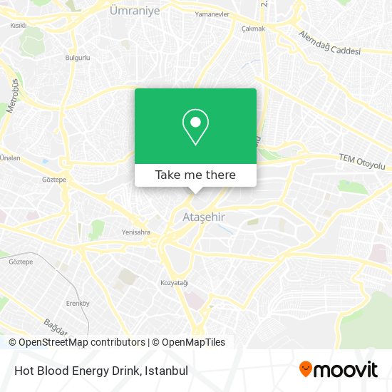 Hot Blood Energy Drink map