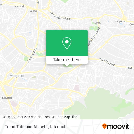 Trend Tobacco Ataşehir map