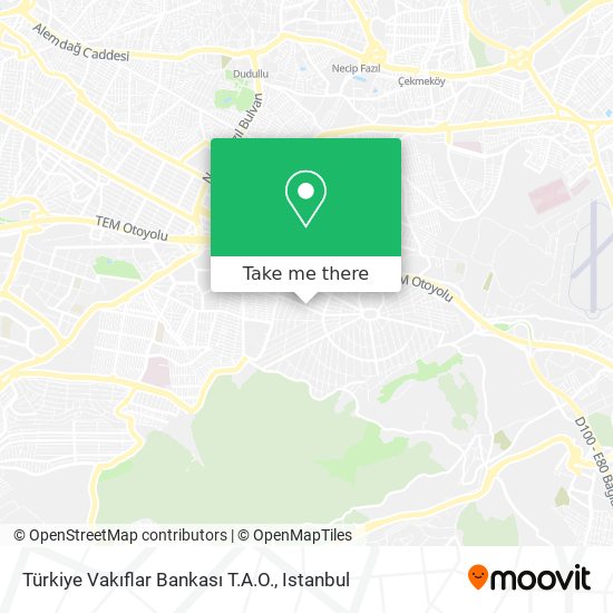 Türkiye Vakıflar Bankası T.A.O. map