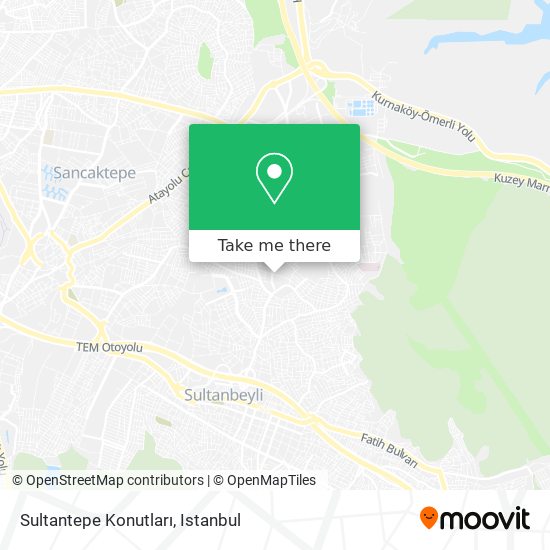 Sultantepe Konutları map