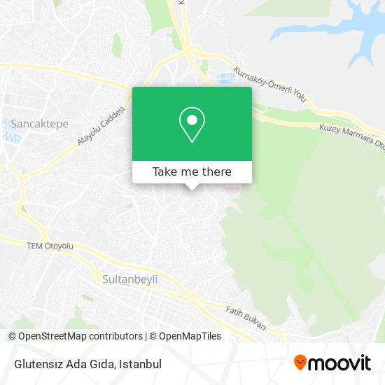 Glutensız Ada Gıda map