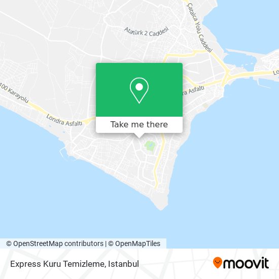 Express Kuru Temizleme map