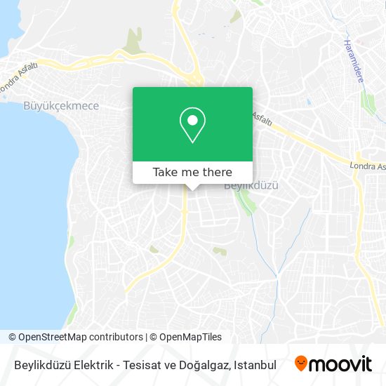 Beylikdüzü Elektrik - Tesisat ve Doğalgaz map