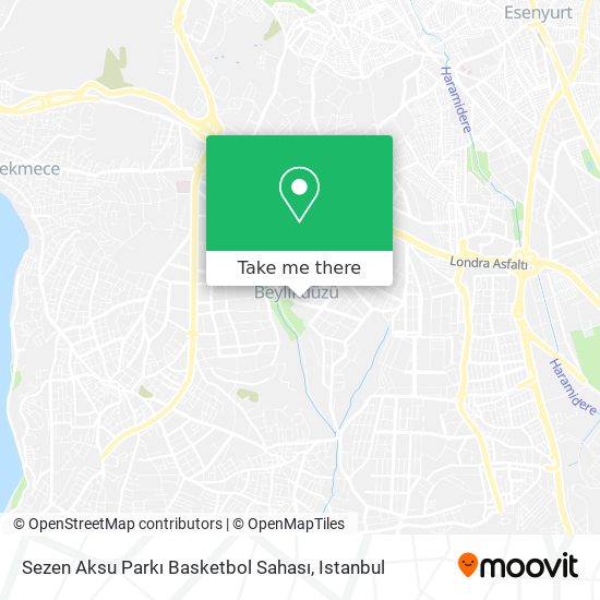 Sezen Aksu Parkı Basketbol Sahası map