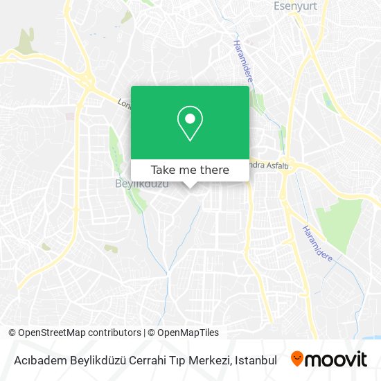 Acıbadem Beylikdüzü Cerrahi Tıp Merkezi map