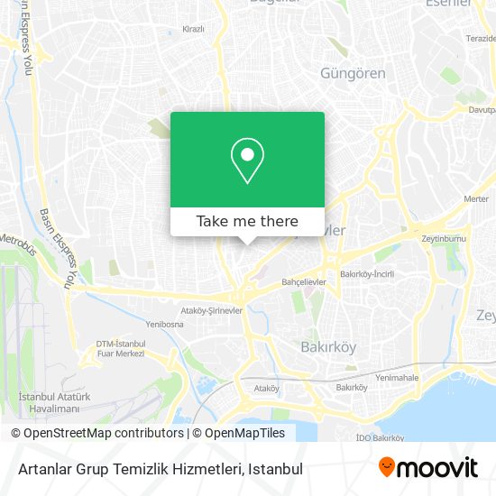 Artanlar Grup Temizlik Hizmetleri map