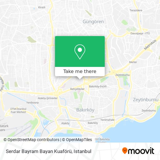 Serdar Bayram Bayan Kuaförü map