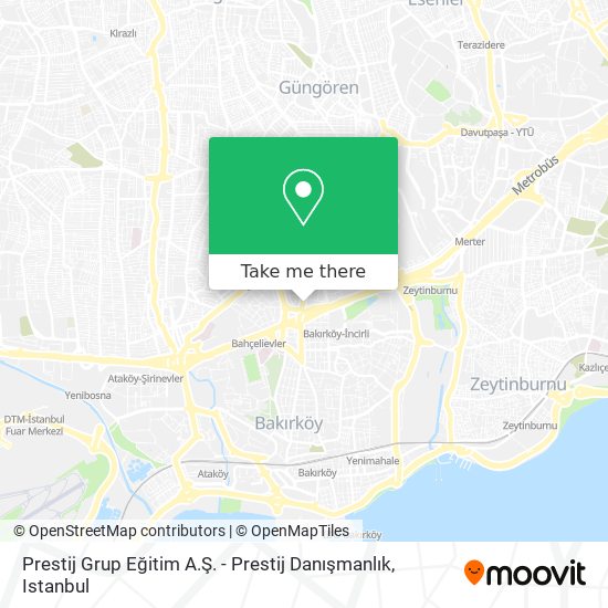 Prestij Grup Eğitim A.Ş. - Prestij Danışmanlık map