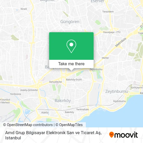 Amd Grup Bilgisayar Elektronik San ve Ticaret Aş map