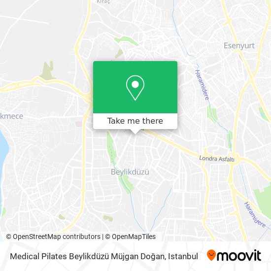 Medical Pilates Beylikdüzü Müjgan Doğan map