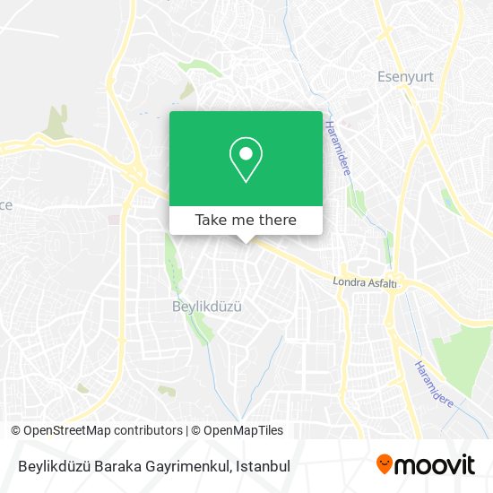 Beylikdüzü Baraka Gayrimenkul map
