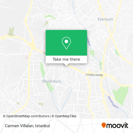 Carmen Villaları map