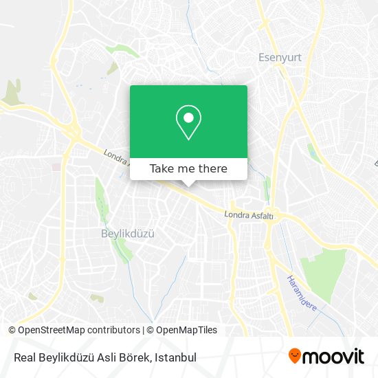 Real Beylikdüzü Asli Börek map