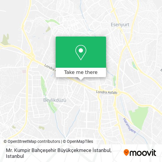 Mr. Kumpir Bahçeşehir Büyükçekmece İstanbul map