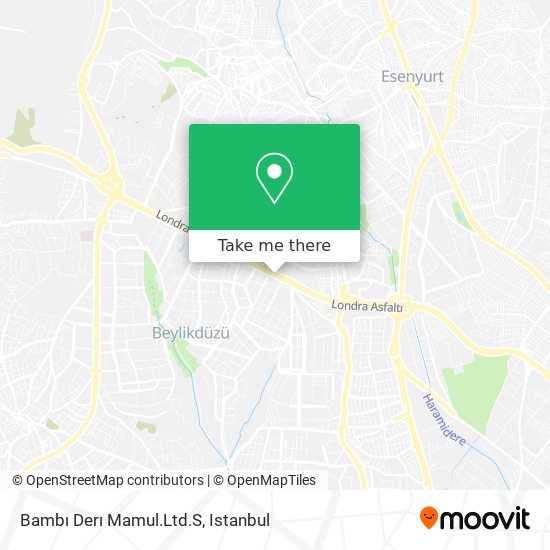 Bambı Derı Mamul.Ltd.S map