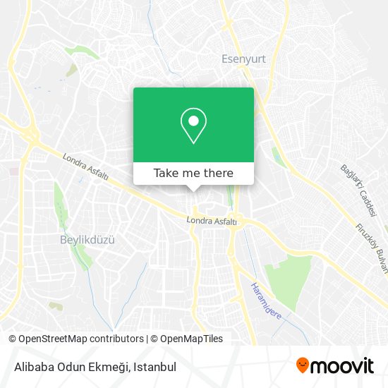 Alibaba Odun Ekmeği map