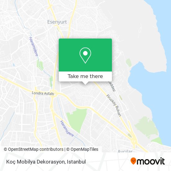 Koç Mobilya Dekorasyon map