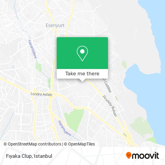 Fıyaka Clup map