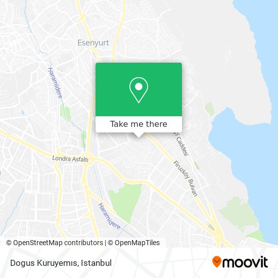 Dogus Kuruyemıs map