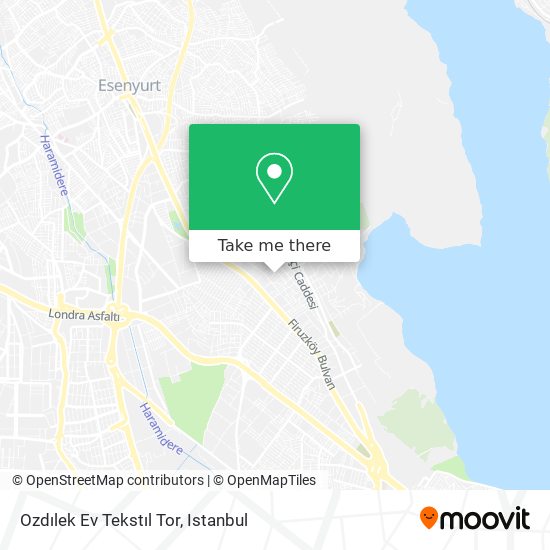 Ozdılek Ev Tekstıl Tor map