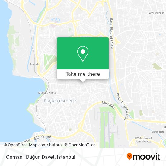 Osmanlı Düğün Davet map