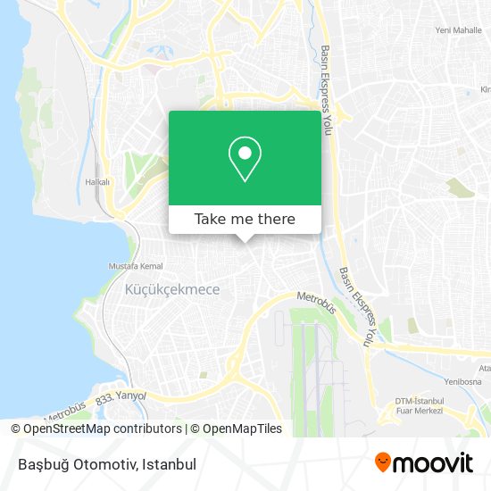 Başbuğ Otomotiv map
