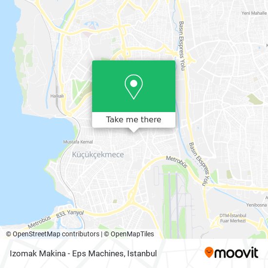 Izomak Makina - Eps Machines map