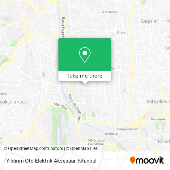 Yıldırım Oto Elektrik Aksesuar map