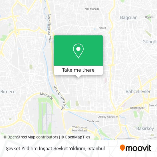 Şevket Yıldırım İnşaat Şevket Yıldırım map