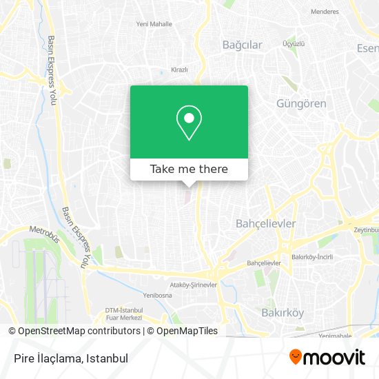 Pire İlaçlama map