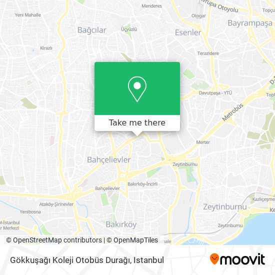 Gökkuşağı Koleji Otobüs Durağı map