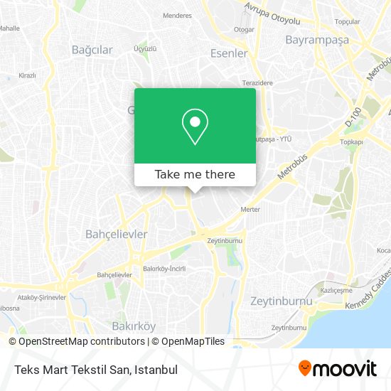 Teks Mart Tekstil San map