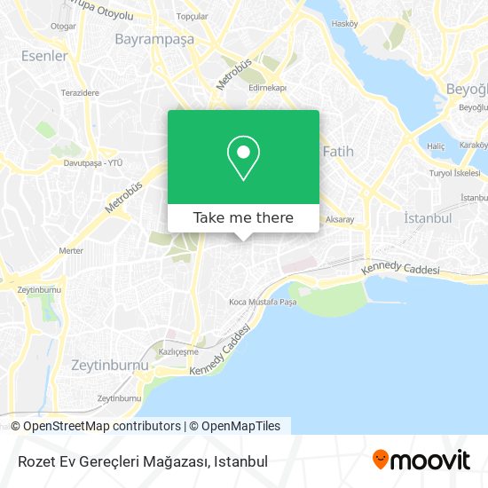 Rozet Ev Gereçleri Mağazası map