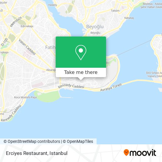 Erciyes Restaurant map