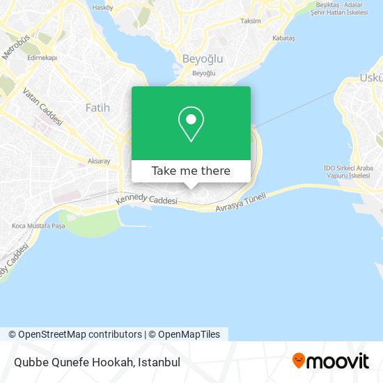 Qubbe Qunefe Hookah map