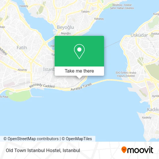 Old Town Istanbul Hostel map