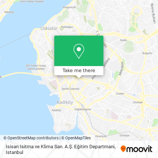 Isisan Isitma ve Klima San. A.Ş. Eğitim Departmani map