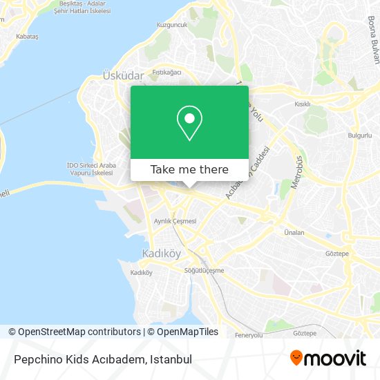 Pepchino Kids Acıbadem map