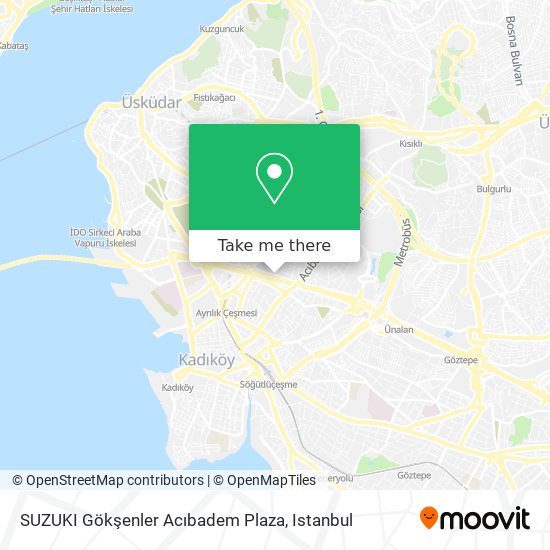 SUZUKI Gökşenler Acıbadem Plaza map