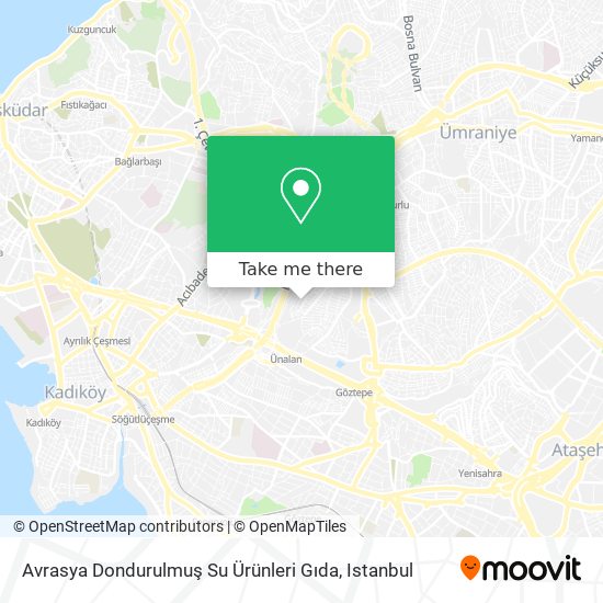 Avrasya Dondurulmuş Su Ürünleri Gıda map