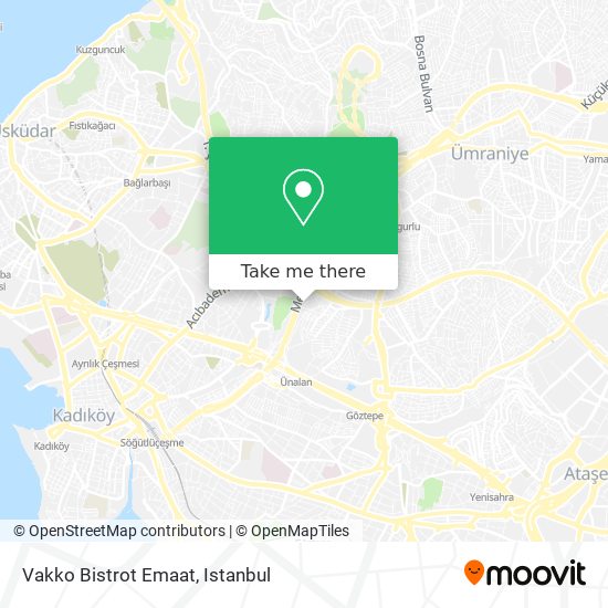 Vakko Bistrot Emaat map