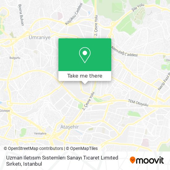 Uzman Iletısım Sıstemlerı Sanayı Tıcaret Lımıted Sırketı map