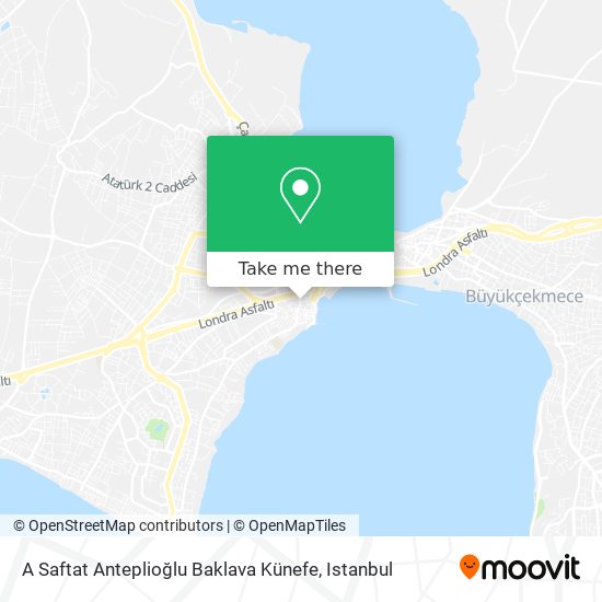 A Saftat Anteplioğlu Baklava Künefe map