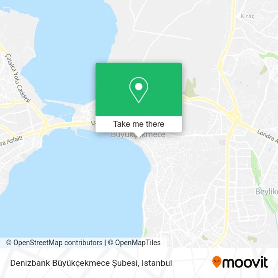 Denizbank Büyükçekmece Şubesi map