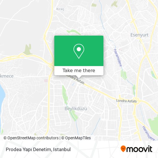 Prodea Yapı Denetim map