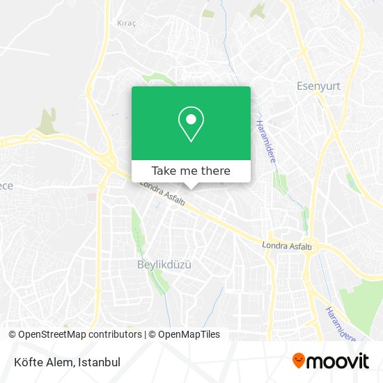 Köfte Alem map