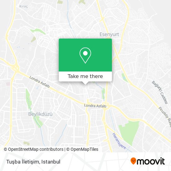 Tuşba İletişim map