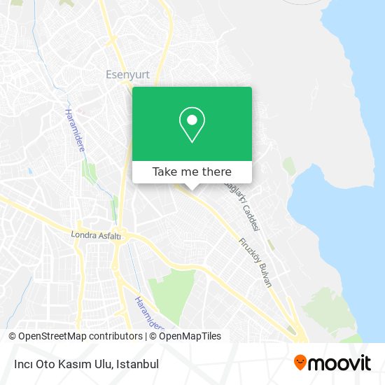 Incı Oto Kasım Ulu map